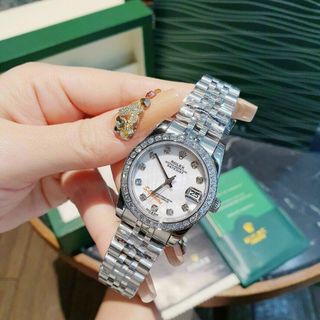 ĐỒNG HỒ ROLLEX COUPLE CƠ VIỀN ĐÁ