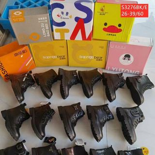 Giày boots trẻ em chất da mềm S3276
