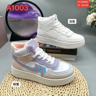 Giày thể thao nữ cổ cao chất da mềm êm chân S3288