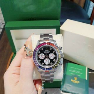 ĐỒNG HỒ ROLLEX CƠ ĐÁ MÀU NAM CAO CẤP HOT HOT
