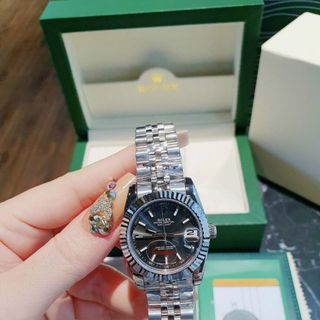 ĐỒNG HỒ ROLLEX CƠ COUPLE CAO CẤP VIỀN TRƠN