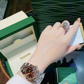 ĐỒNG HỒ ROLLEX CƠ COUPLE CAO CẤP VIỀN TRƠN