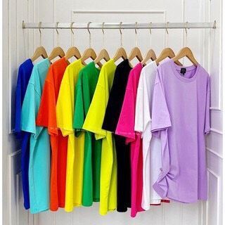 ÁO Thun Trơn Unisex (S-M-L) ÁO Ngắn Tay Nam Nữ Nhiều Màu Hot Nhất Mùa Hè,form đẹp, Vải Mềm,Thoáng Mát (TT02)
