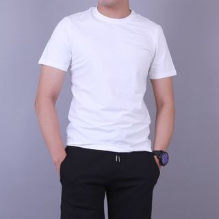 ÁO Thun Trơn Unisex (S-M-L) ÁO Ngắn Tay Nam Nữ Nhiều Màu Hot Nhất Mùa Hè,form đẹp, Vải Mềm,Thoáng Mát (TT02)