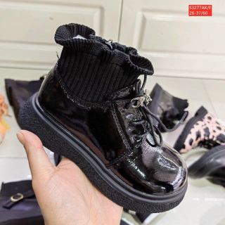 Giày boots trẻ em chất da mềm đế chống trượt S3277
