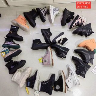 Giày boots trẻ em chất da mềm đế chống trượt S3277