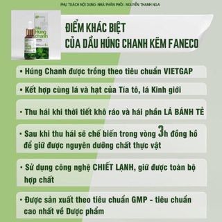 Dầu Húng Chanh Kẽm