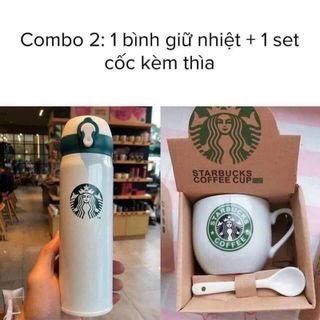 combo bình giữ nhiệt và cốc giữ nhiệt stabuk