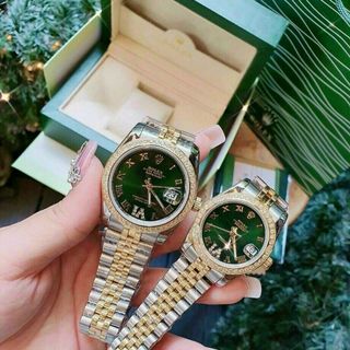 ĐỒNG HỒ ROLLEX COUPLE XANH CAO CẤP HOT HOT