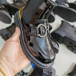 giày boots trẻ em chất da mềm S3275