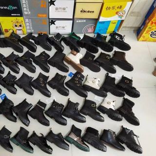 giày boots trẻ em chất da mềm S3275