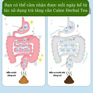 Trà Tăng Cân tăng cơ Calen, ăn ngon ngủ ngon cho người cơ địa gầy lâu năm,mập thịt, không tích nước