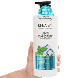 Dầu gội Kerasys sạch gàu mát lạnh bạc hà 600ml