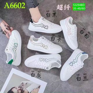Giày thể thao nữ chất da mềm êm chân S3294