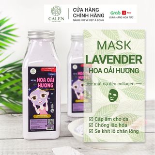 Mặt Nạ Dẻo Collagen Hoa Lavender (hoa oải hương), Kiểm Soát dầu, Giảm mụn Dưỡng trắng da Mask dẻo giá sỉ