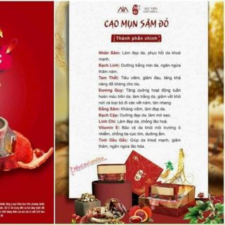 Cao sâm mụn đỏ 36 vị giá sỉ