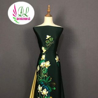 Xưởng sỉ - Vải áo dài ĐAN LÊ in 3D CC0043 giá sỉ