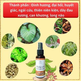 Xịt Khớp Calen, Xịt Giảm Đau Cơ Và Khớp Đầu Gối, Cổ Vai Gáy Chai 50ml