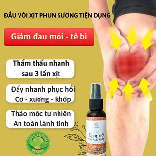 Xịt Khớp Calen, Xịt Giảm Đau Cơ Và Khớp Đầu Gối, Cổ Vai Gáy Chai 50ml