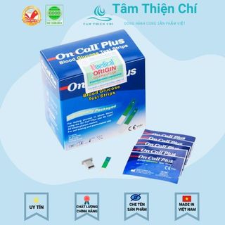 Que thử đường huyết ACON On Call Plus hộp 25 que rời