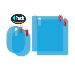 Combo 4 Miếng dán chống mờ kính ô tô, miếng dán chống nước mưa ô tô, phim dán chống nước mưa kính hậu ô tô