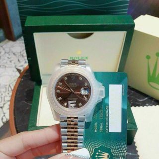 ĐỒNG HỒ ROLLEX COUPLE DATEJUST CHOCOLATE SIÊU CẤP