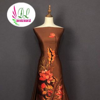 Xưởng sỉ - Vải áo dài ĐAN LÊ in 3D CC0041 giá sỉ