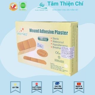 Băng cá nhân GREETMED 72 x 19mm hộp 100 pcs TTC