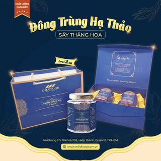 Hộp quà tặng Đông Trùng Hạ Thảo Sấy Thăng Hoa MILOFOOD - 20G giá sỉ