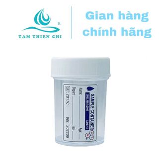 Lọ nắp trắng có nhãn 55ml HTM túi 100 cái