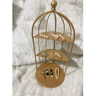 [HCM] Kệ Để Mỹ Phẩm Lồng Chim 3 Tầng Thiết Kế Sang Trọng