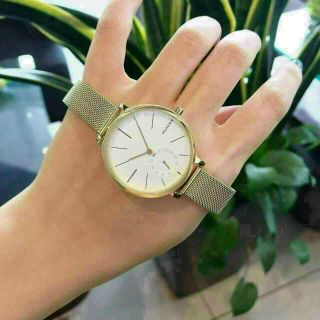 ĐỒNG HỒ SKAGEN LƯỚI NỮ GOLD CAO CẤP