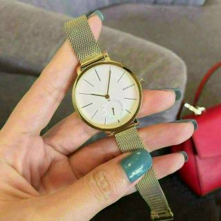 ĐỒNG HỒ SKAGEN LƯỚI NỮ GOLD CAO CẤP