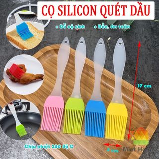 Cọ Silicon Quét Dầu, Chổi Quét Dầu Bơ Silicon 15cm