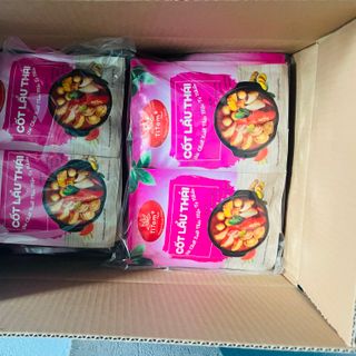 Thùng Cốt Lẩu Thái Titom 100g (Thùng có 4 lốc, 40 gói/thùng) - Cốt lẩu thái ngon