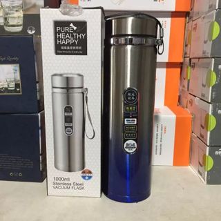 [HÌNH THẬT] Bình Giữ Nhiệt Inox 600,800,1000ml Giữ Nhiệt Tối Ưu Hơn 8H. Bình nhiệt inox sus 304 an toàn
