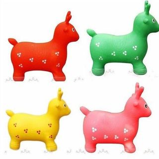 Thú Nhún Tuần Tộc Cao su Loại Lớn Không Nhạc Siêu Đẹp ( Được Chọn Màu )
