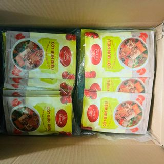 Thùng Cốt Bún Riêu 55g (Thùng có 4 lốc, 64 gói/thùng) - Cốt bún riêu ngon