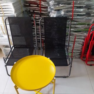 Bàn trà chanh giá rẻ, bàn trà chân chữ X, bàn cafe sắt  xếp gọn