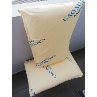 Gối cao su non cao cấp có lỗ 35x55cm thông thoáng êm ái (1 Cái )