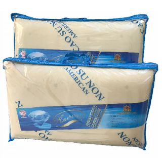 Gối cao su non cao cấp có lỗ 35x55cm thông thoáng êm ái (1 Cái )