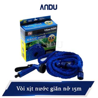 [ HCM ] Vòi Xịt Giãn Nở 15m Tưới Cây, Rửa Xe Thông Minh Vòi Xịt Nước Đa Năng