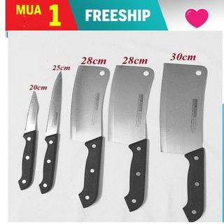 [ FREESHIP ] BỘ DAO KITCHEN KNIFE 5 MÓN MADE IN THÁI LAN giá sỉ