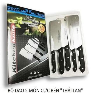 [ FREESHIP ] BỘ DAO KITCHEN KNIFE 5 MÓN MADE IN THÁI LAN
