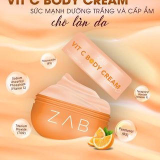 Kem Body ZA VitC Cream Trắng Da Dưỡng Ẩm 150gram