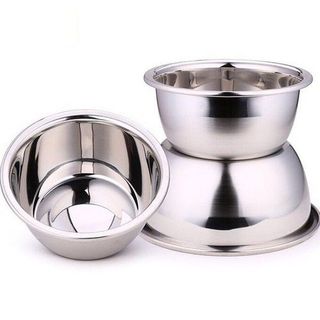 [ Nhiều Size ] Thau inox Chậu Inox - Thau Sâu Inox Hàng Cao Cấp Nhập Khẩu Trực Tiếp Dày Dặn, Đẹp