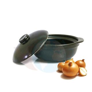 Nồi Đất Nhí 6" Nắp Đất Đựng Kho Quẹt Nhà Hàng Quán Ăn ( 14,5x 4,5cm )