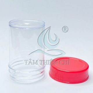 Lọ đựng mẫu nắp đỏ không nhãn 55ml HTM túi 100 cái