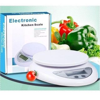 Cân Điện Tử Nhà Bếp 5kg, Cân Tiểu Ly làm bánh Chia Thực Phẩm Electronic Kitchen Scale B05 (Tặng 2 Pin) giá sỉ