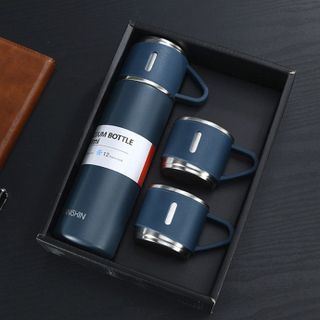 Bộ Bình Giữ Nhiệt Kèm 2 Ly Nước Black Flask3 GiftSet (có hộp đựng) giá sỉ